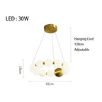 Nordic Acrylic Ball Chandelier for Dining and Kitchen Decor by Afralia™