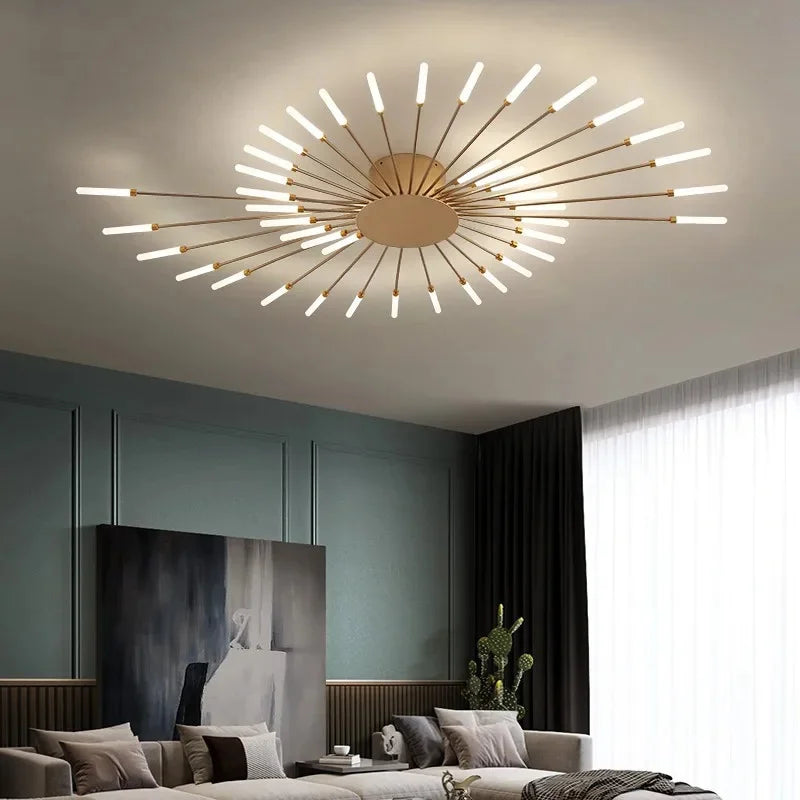 LED Indoor Ceiling Light: Modern Art Luster for Bedroom Hall Living Kids Room