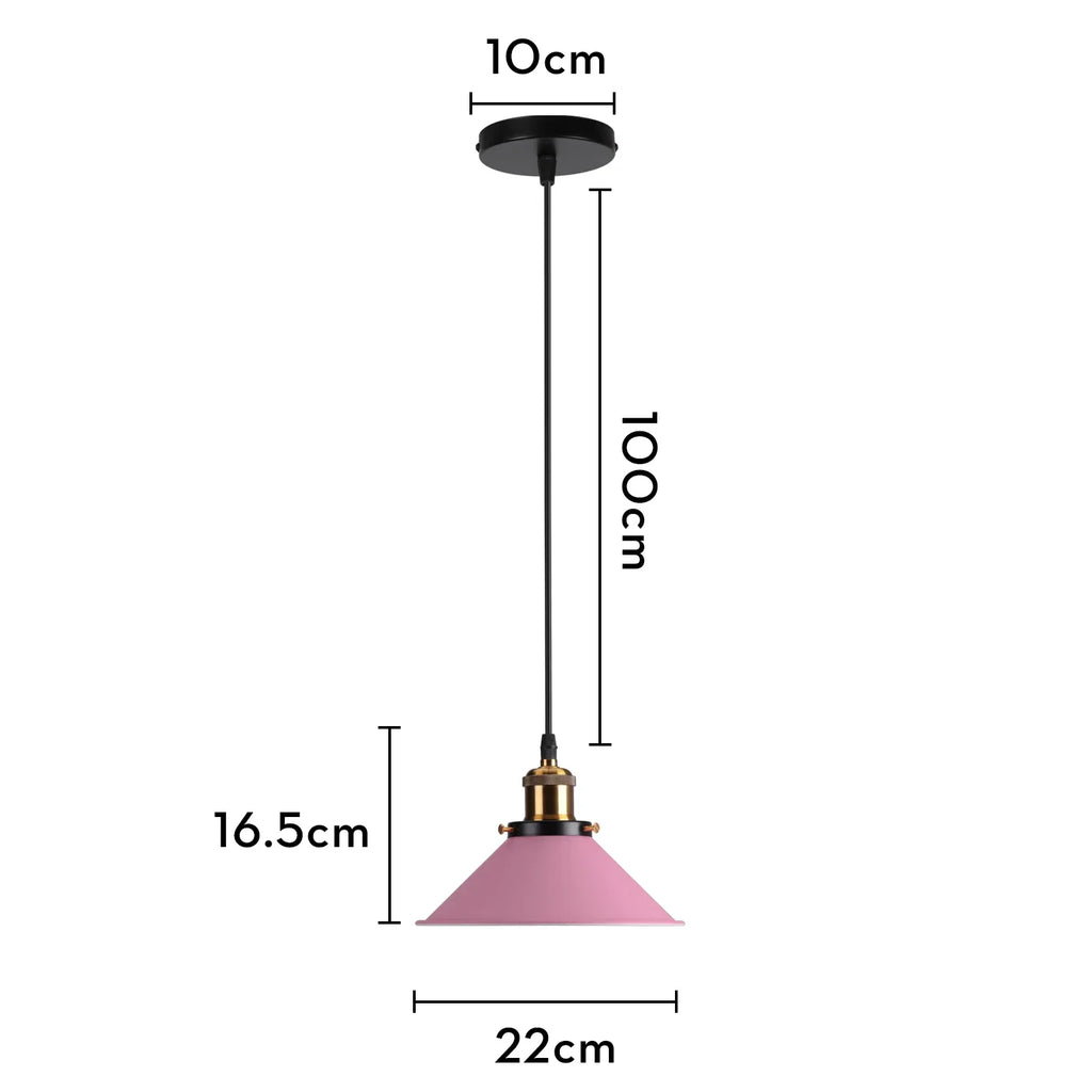 Nordic Pink Chandelier LED Pendant Light Modern Minimalist Ceiling Lamp