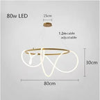 Long Hose LED Ceiling Chandelier for BarTable Dining Room