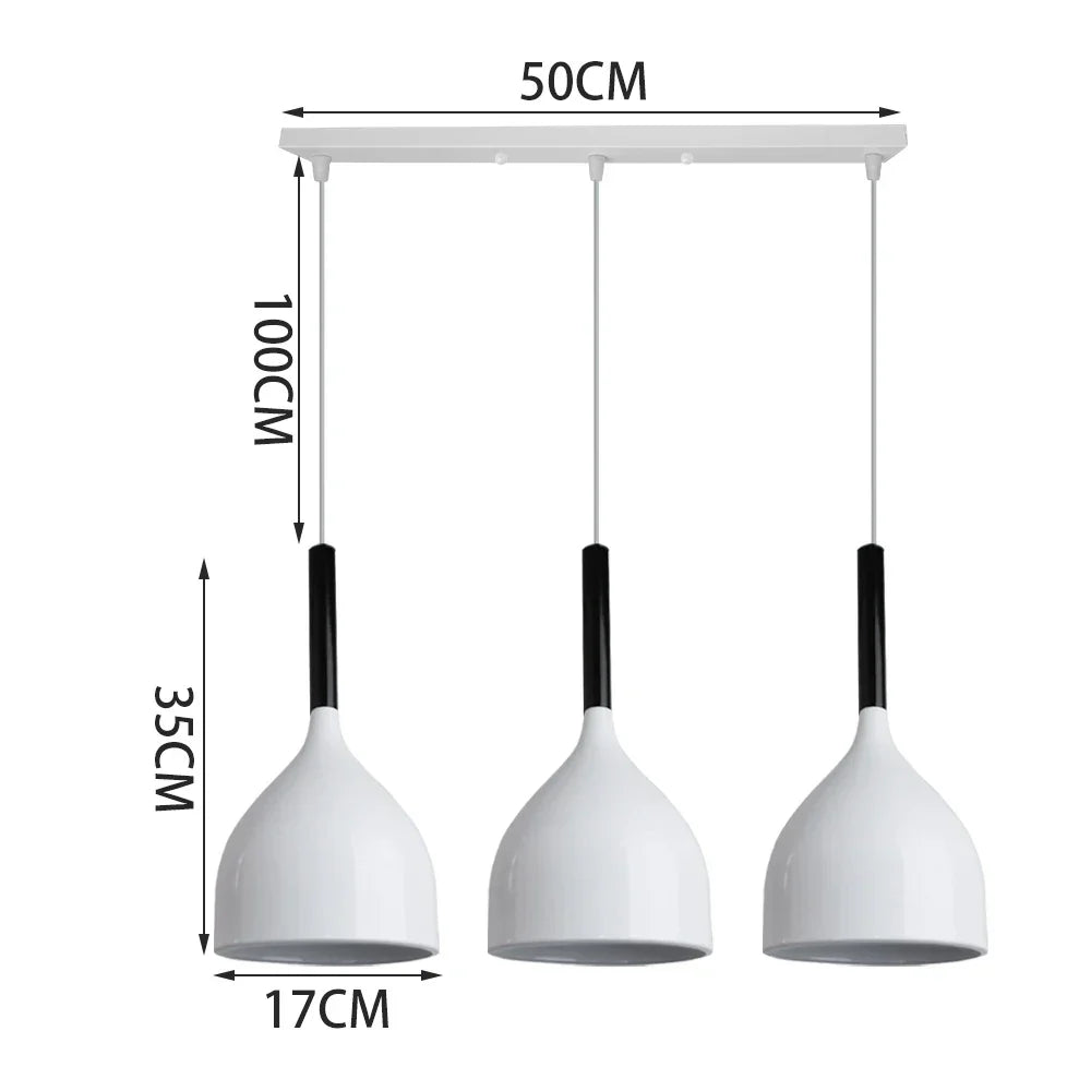 Sleek LED Pendant Lamps - Modern Loft Chandeliers for Home Decor and Lighting Fixtures