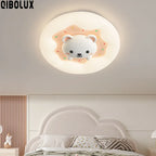 Kids Room Chandelier Remote Dimable Ceiling Lights