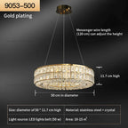 Crystal Chandelier: Modern Luxury Lighting for Living Room, Restaurant, and Villa