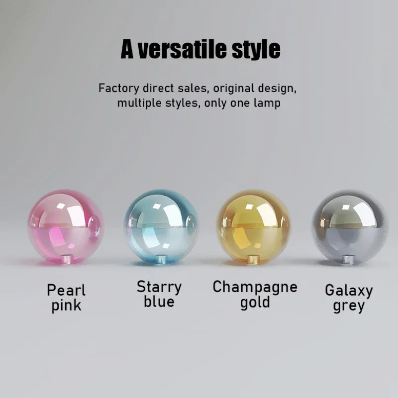 Multicolor Glass Ball Chandeliers Pendant Lights for Living Room Dining Bedroom