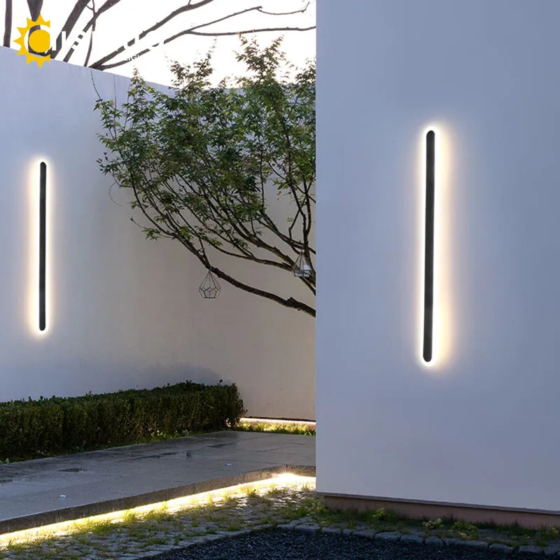 Outdoor LED Wall Lamp Aluminum Garden Sconce Light IP65 Waterproof 110V 220V