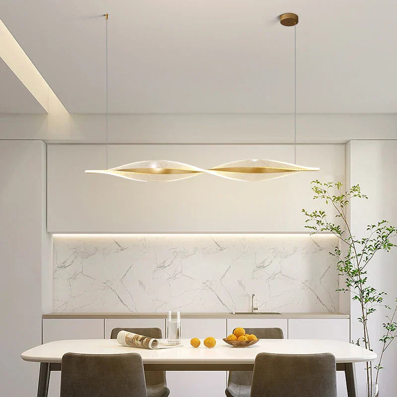 Acrylic Led Pendant Lamp for Dining Room, Bar & Kitchen - Minimalist Hanging Lights