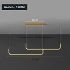 Modern LED Ceiling Lamp for Dining Room Bar Strip Decoration