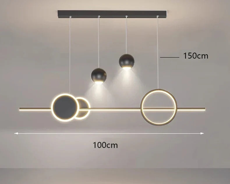 LED Pendant Light Chandeliers for Modern Home Decor and Indoor Lighting