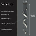 Minimalist Pendant Chandelier Ceiling Light for Living Room Stair Modern 2023