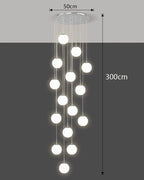 Nordic Dining Pendant Light Chandelier for Living Room, Indoor Ceiling Lamp