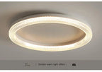 Modern Luxury Gold Ceiling Lamp: Circular Ring LED Light for Bedroom, Dining, Kitchen
