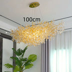 Sun Crystal Chandelier for Elegant Living Room & Lobby Lighting