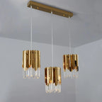 Luxury Crystal Round Chandelier LED Pendant Lamp for Living Room & Bedroom