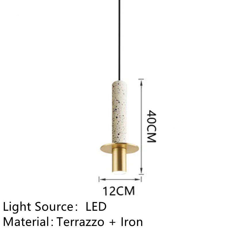 Marble Design LED Pendant Lamp for Bedroom, Dining Room, Aisle, Corridor, and Bar