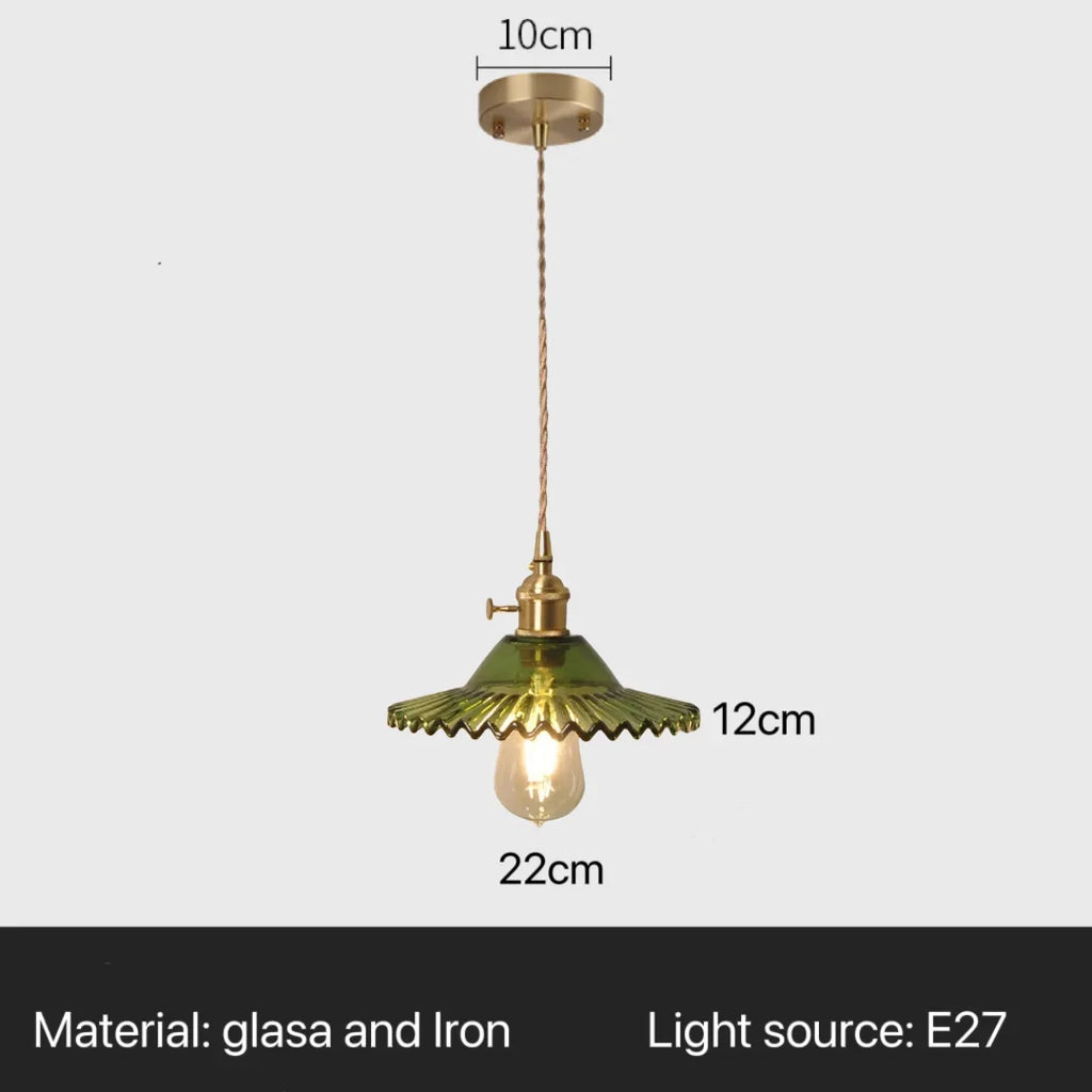 Nordic Flower Glass Pendant Chandeliers for Restaurant Cafe Hotel Decoration