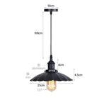 Iron Pendant Light for Dining Room, Kitchen, and Bedroom