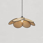 Petal Rattan Pendant Lamp: Stylish Lighting for Kitchen, Living Room & Tea House