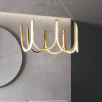 Minimalist LED Ceiling Chandelier for Living Room, Bedroom, and Restaurant