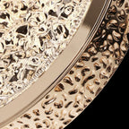 Crystal Ring Pendant Light - Rotatable Luxury Chandelier for Bedroom Decor