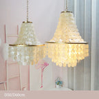 Modern Luxury Shell LED Ceiling Chandelier for Home Decor - Villa, Living Room, Staircase