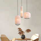Nordic Fabric Pendant Light LED Minimalism Luminarias Bar Bedroom Lamp