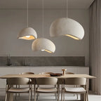 Wabi Sabi Resin Pendant Lamp LED Suspension Lighting