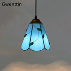 Tiffany Pendant Lights: Stained Glass Hanging Lamp for Mediterranean Loft Home Decor