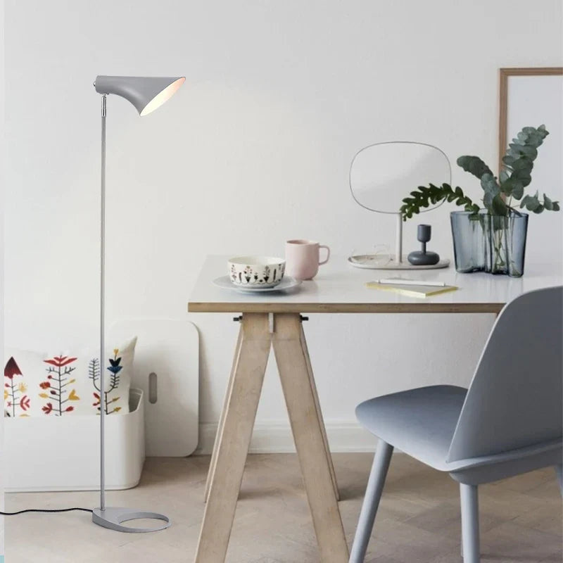 Adjustable LED Floor Lamp - Nordic Creative Industrial Style for Living Room and Bedroom