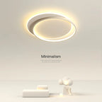 Modern Round LED Ceiling Lamp for Bedroom, Living Room, Study - Dimmable Circle Light Fixtures