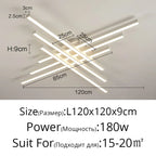 Modern Minimalist LED Ceiling Strip Lights for Living Room, Kitchen, Bedroom