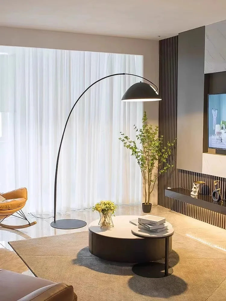 Vertical LED Floor Lamp Modern Minimalist Living Room Bedroom Lighting