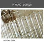 Crystal Chandelier: Glittering Ceiling Light for Living Room & Hotel Lobby