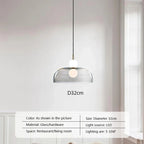 Glass Ball Pendant Light for Duplex Stairwells, Living Room, Bedroom, and Staircase Decor