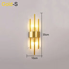 Crystal Wall Lamp: Elegant LED Indoor Lighting for Living Room, Bedroom, Hotel, and TV Background