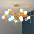 Branch Chandelier: Modern Colorful LED Ceiling Light for Bedroom and Living Room