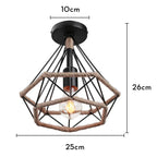 Vintage Industrial Ceiling Lamp Shade for Living Room Kitchen Home Decor