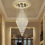 Modern Crystal Chandelier Lighting Luxury Villa Loft Home Decoration Lamp