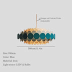 Modern Minimalist Ceiling Chandelier LED Pendant Light for Living Room Bedroom