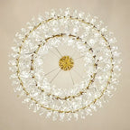 Luxury Crystal Chandelier LED Ceiling Light for Modern Living Room & Bedroom