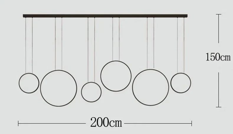 Modern Pendant Light Chandelier Ceiling Lamp LED Indoor Decor Lighting