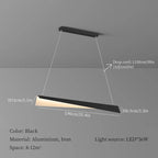 Modern LED Chandelier for Ceiling Restaurant, Creative Pendant Lights, Minimalist Loft Room Decor.