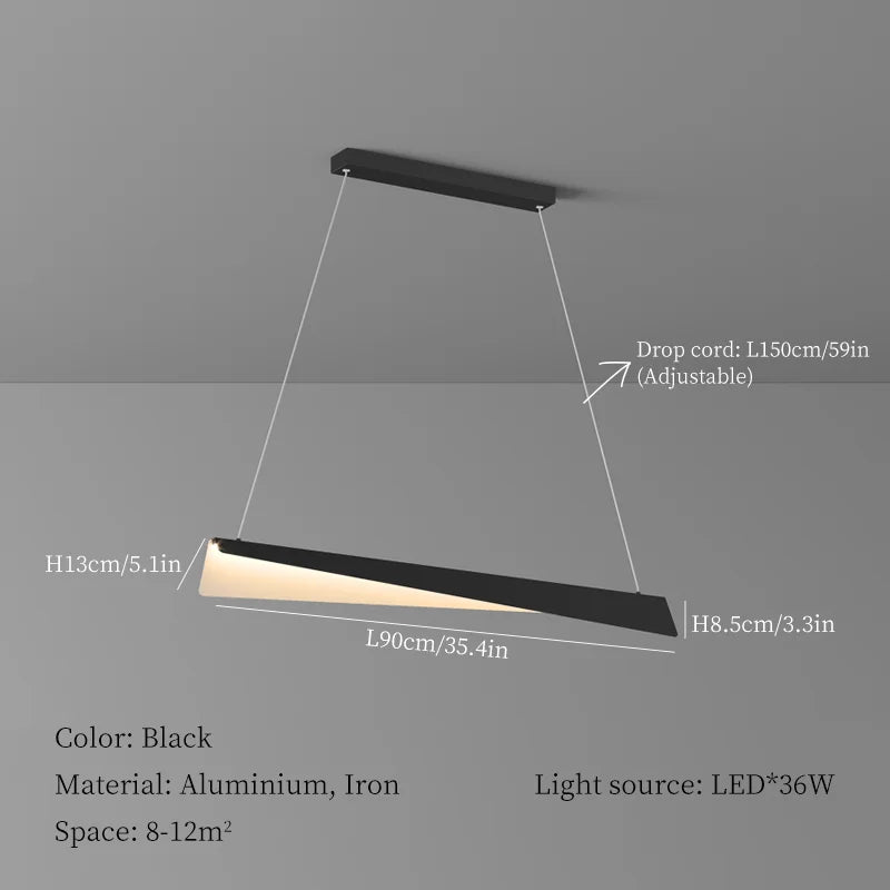 Modern LED Chandelier for Ceiling Restaurant, Creative Pendant Lights, Minimalist Loft Room Decor.