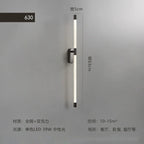 Gold Geometric Lines Wall Lamp for Bedroom and Living Room Decor