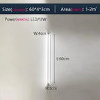 Black LED Wall Lamp for Bedroom Living Room Aisle Sofa Background