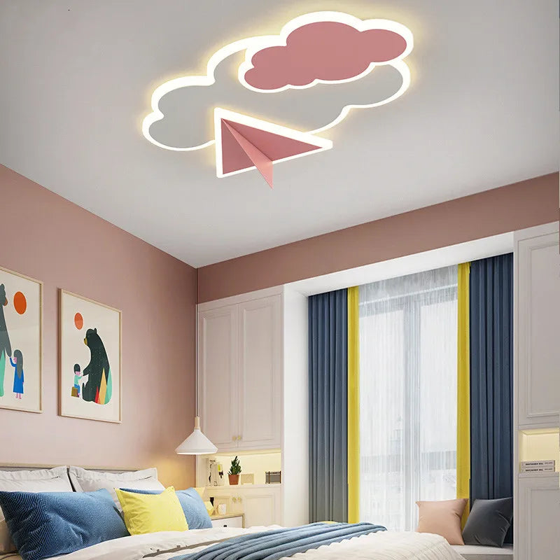 Modern Kids Room Ceiling Chandelier for Bedroom Study Living Room Lighting Fixtures