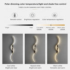 Modern LED Wall Lamp for Living Room Bedroom Stairs, Minimalist Art Interior Wall Light Fixtures