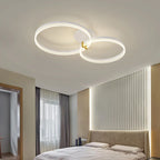 Modern Round Ring LED Ceiling Chandelier for Living Room and Bedroom