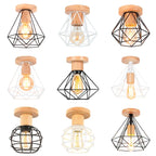 Vintage Iron Ceiling Light for Bedroom, Kitchen, Living Room