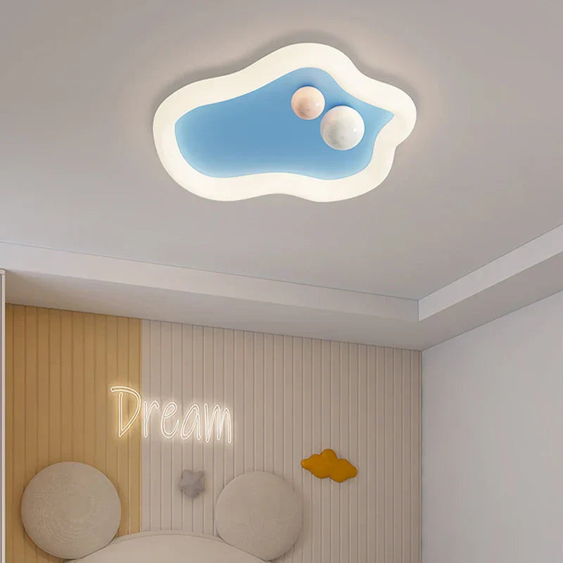 Kids Room Ceiling Lights Pink Blue Modern Children's Lamp for Home Decor