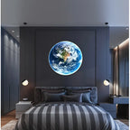 LED Luxury Earth Wall Lamp for Living Room Bedroom Decoration